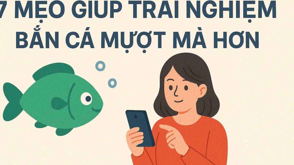 7 mẹo giúp trải nghiệm bắn cá mượt mà
