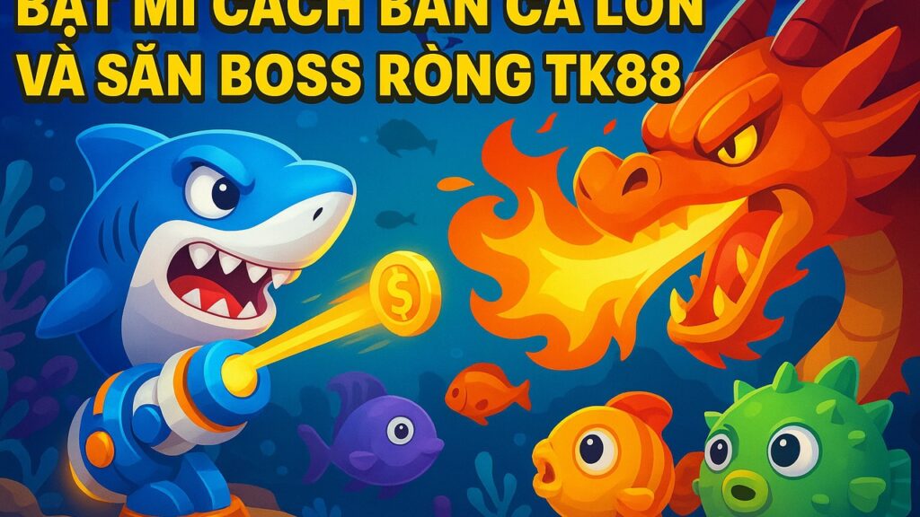 Cách bắn cá lớn và săn Boss rồng TK88