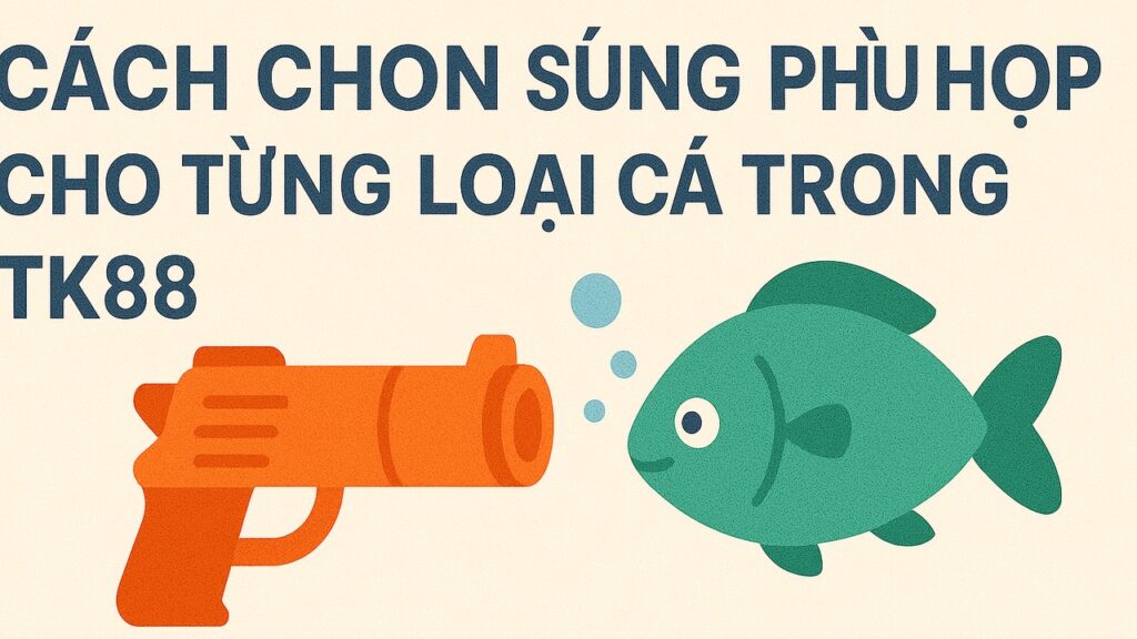 Cách chọn súng cho từng loại cá trong TK88
